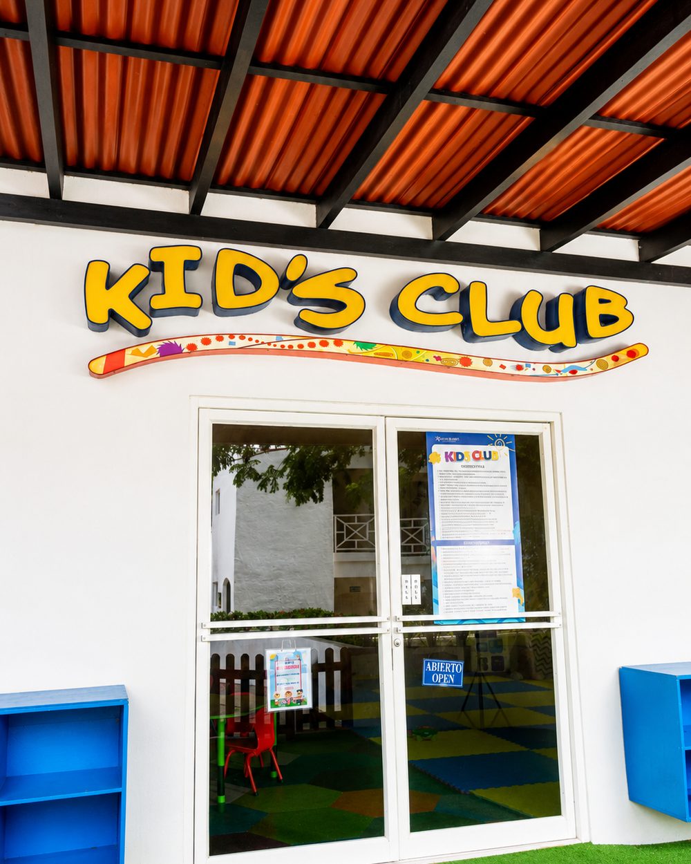 The Kids Club entrance at Playa Blanca
